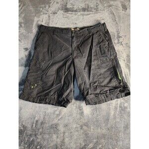 Lee Dungarees Cargo Shorts Men Size 40 Black And Green